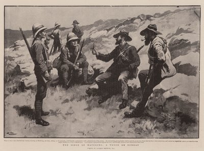 Le siège de Mafeking, une trêve le dimanche - Gordon Frederick Browne