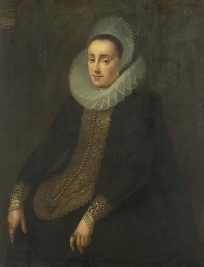 Lucretia del Prado, épouse de Jeremias Boudinois - Gortzius Geldorp