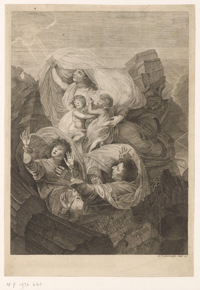 Représentation allégorique de la famille - Gottfried Arnold Lehman