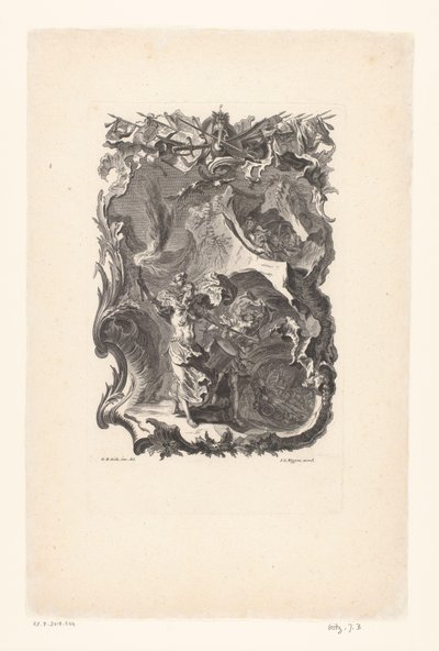 Les horreurs de la guerre, numéro 2 (Schrecken des Krieges) - Gottfried Bernhard Götz