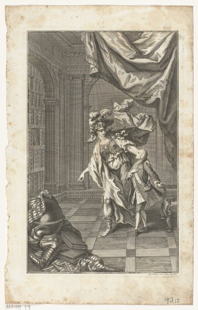 Maximilien III Joseph accompagné par Minerve - Gottfried Bernhard Götz