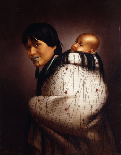Ana Rupene et enfant - Gottfried Lindauer