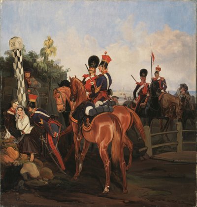 À la borne kilométrique, 1859 - Gottfried Willewalde