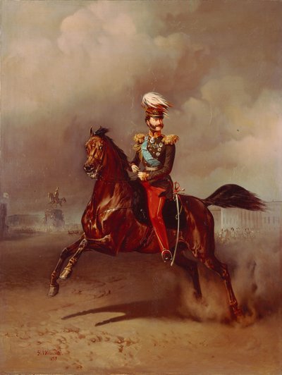 Portrait du Comte Vladimir Fyodorovich Adlerberg 1791-1884, 1859 - Gottfried Willewalde