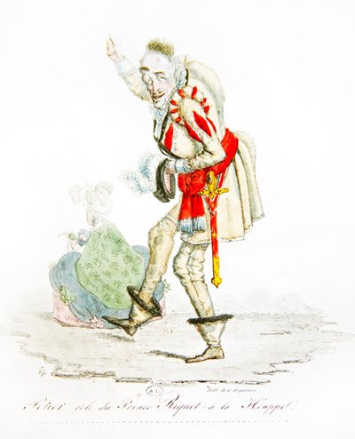 Charles Gabriel Potier dans le rôle du Prince Riquet à la Houppe, vers 1825 - Gottfried or Godefroy Engelmann