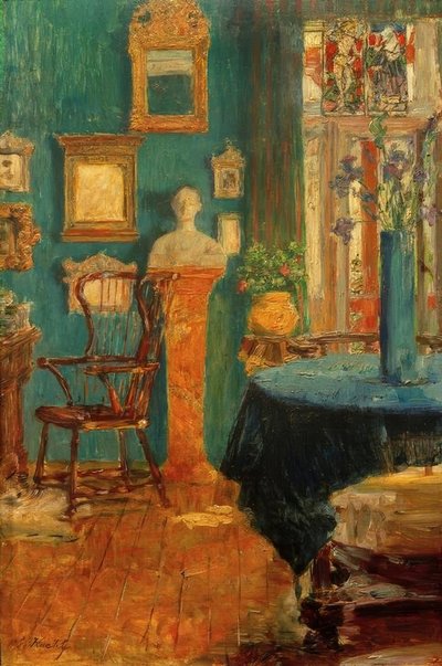 La chambre bleue - Gotthardt Johann Kuehl