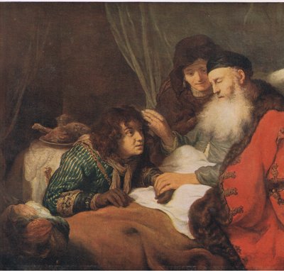 Isaac bénissant Jacob, Bibbys Annual, 1916-17 - Govaert Flinck