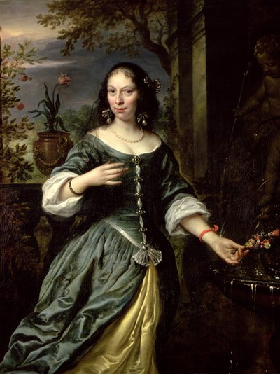 Portrait de Margaretha Tulp en mariée - Govaert Flinck