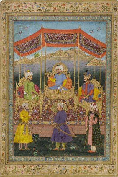 Groupe ancestral de souverains moghols - Govardhan