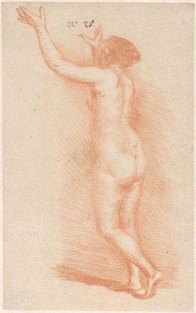 Femme debout avec les bras levés - Govert Flinck (attributed to)