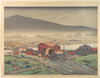 Pluie à Yabakei - Goyo Hashiguchi