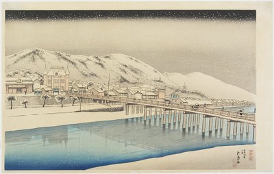 Le grand pont de Sanjo à Kyoto - Goyo Hashiguchi