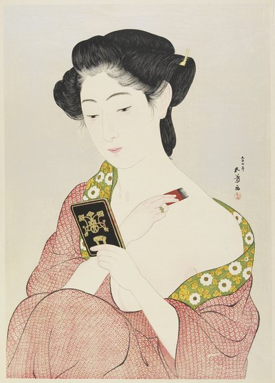 Femme se maquillant, 1918 - Goyo Hashiguchi
