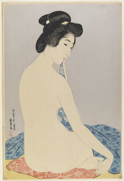 Femme après le bain, juillet 1920 - Goyo Hashiguchi
