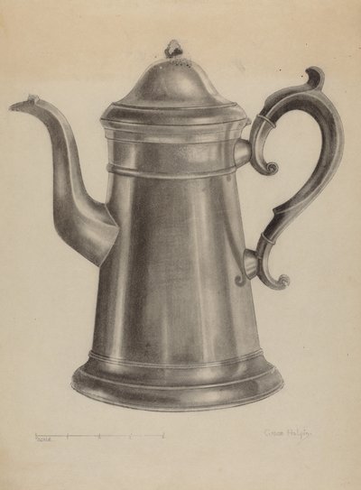 Cafetière en étain - Grace Halpin