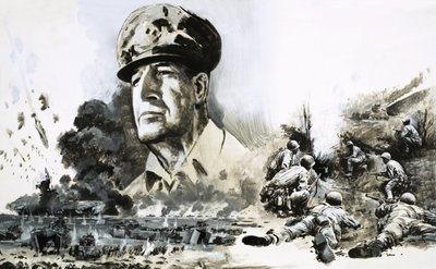 Douglas MacArthur avec des scènes du Débarquement - Graham Coton