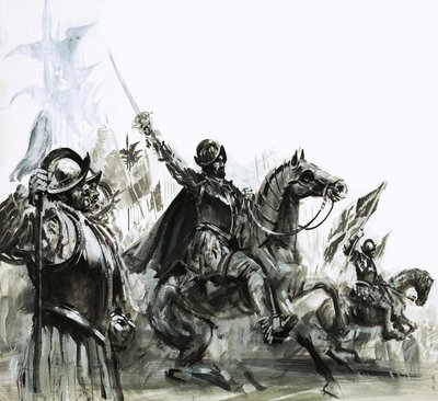 Francisco de Coronado à la tête de son expédition au Mexique - Graham Coton