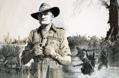 Le général Bill Slim, qui a mené la victoire contre les Japonais en Birmanie - Graham Coton