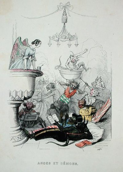 Anges et démons, illustration de 