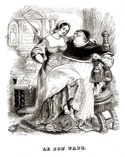 Le Bon Pape : Temps - Grandville (1803 47)