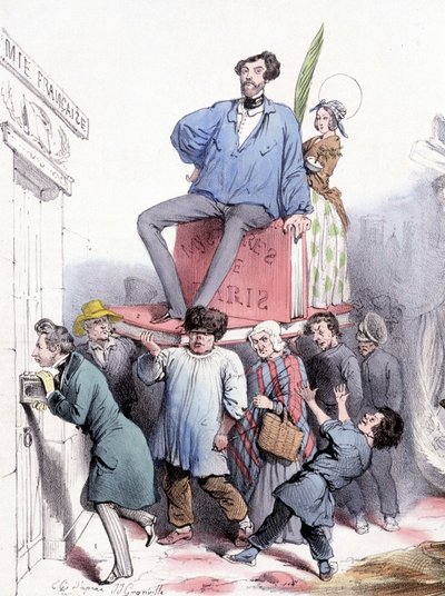 Alfred de Vigny frappant à la porte de l