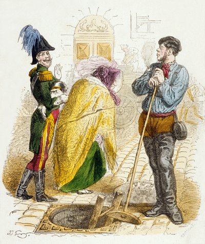Chaque métier a sa valeur, de 100 Proverbes - Grandville (1803 47)