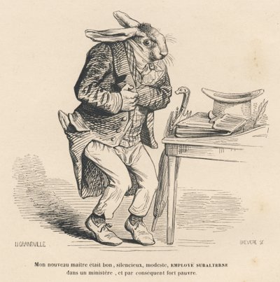 Lapin en employé subalterne dans un ministère (Histoire d