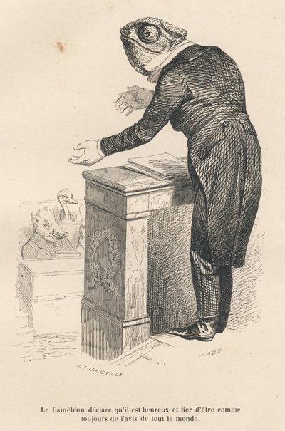 Le caméléon déclare qu