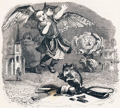 Le dépositaire infidèle - Fables de La Fontaine - Grandville