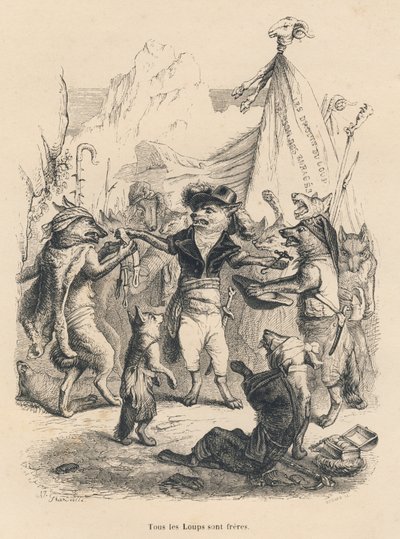 Révolution des loups et liberté et droit du loup (Voyage d