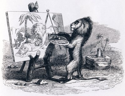 Le lion abattu par l
