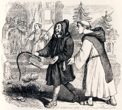 Le berger et le roi - Fables de La Fontaine - Grandville
