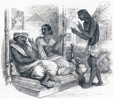 Les souhaits - Fables de La Fontaine - Grandville