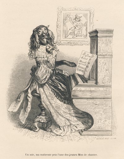 Un chien chantant au piano (Peines de cour d