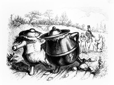 Les Deux Pots, illustration pour 