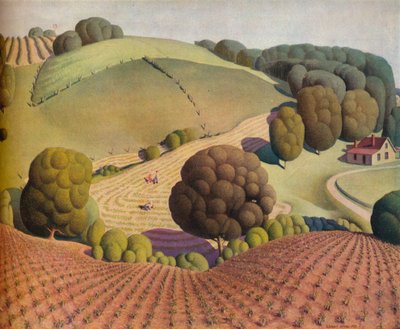 Jeune Maïs - Grant Wood