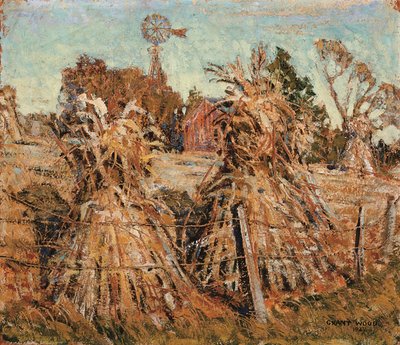 Le champ de maïs - Grant Wood