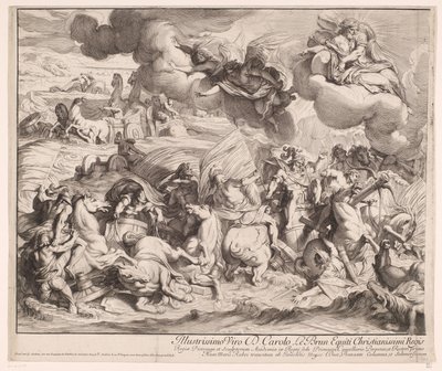 Passage de la mer Rouge (partie gauche) - Gérard Audran