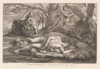 Narcisse et Écho - Gérard Audran