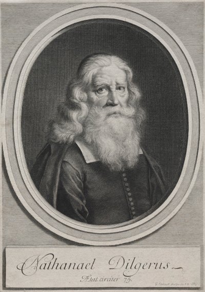 Nathanael Dilgerus, ministre de Dantzig, 1683 - Gérard Edelinck