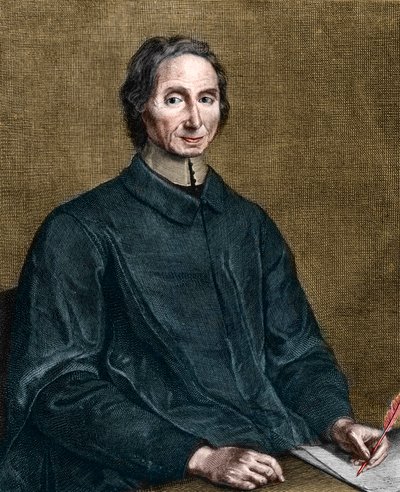 Portrait de Nicolas Malebranche (1638-1715), philosophe français - Gérard Edelinck