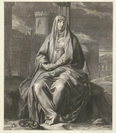 Marie en deuil - Gérard Edelinck