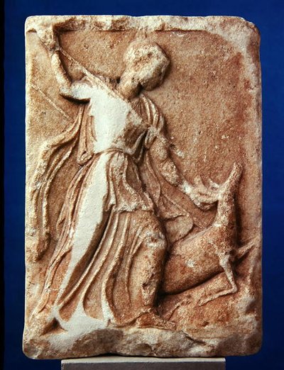Artémis chassant, c.410 av. J.-C. (marbre) - Greek