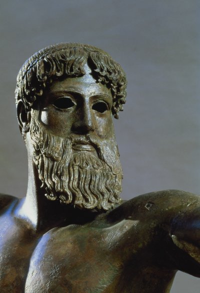 Tête de Poséidon (détail) - Greek