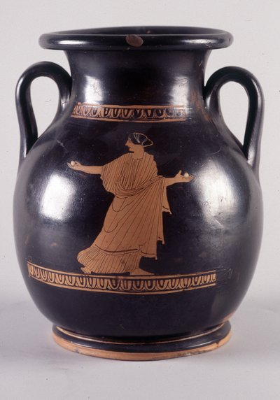 Peinture sur vase : Représentation d