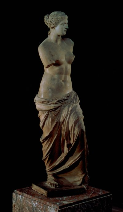 Vénus de Milo, période hellénistique grecque, vers 100 av. J.-C. (marbre) - Greek