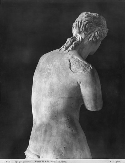 Vénus de Milo, vue de dos, période hellénistique, c.130-100 av. J.-C. - Greek