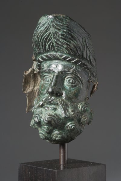 Bec de vase en forme de tête d