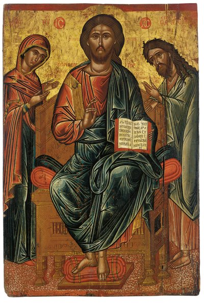 Une Déisis, c.1600 - Greek School