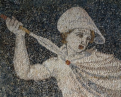 Alexandre le Grand et Héphaestion pendant la chasse au lion (détail) - Greek School